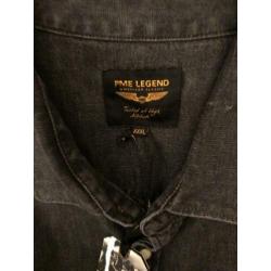 Overhemd PME Legend jeans zwart