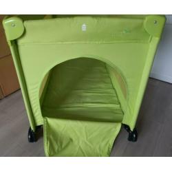 Prénatal campingbed / reisbed (lime groen)