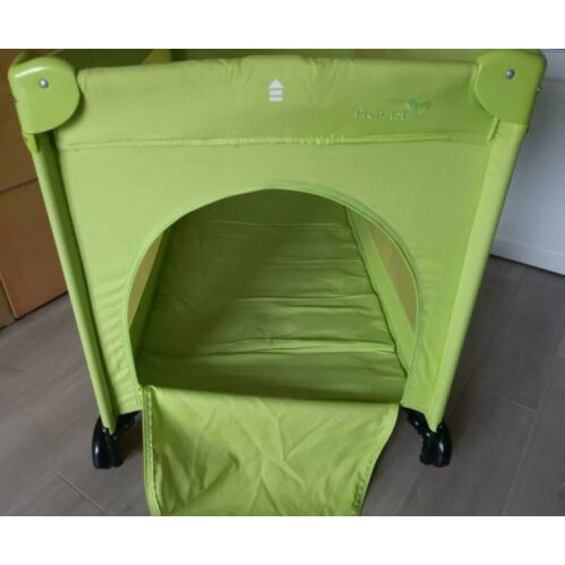 Prénatal campingbed / reisbed (lime groen)