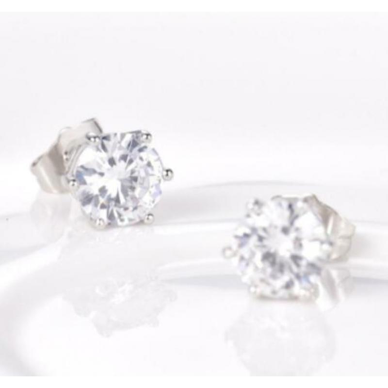 925 sterling zilveren oorbellen met zirkonen