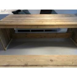 Steigerhouten eettafel 8 personen 220 cm
