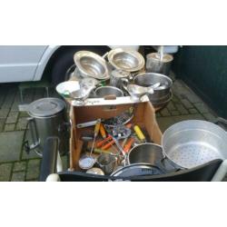 warmhoudkan diverse keuken spulllen RVS