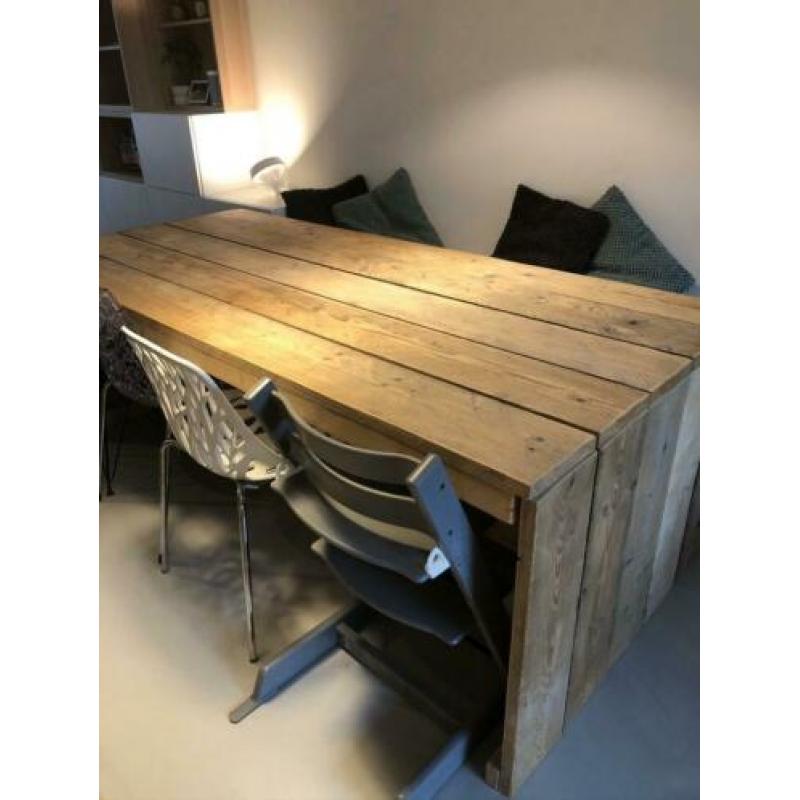 Steigerhouten eettafel 8 personen 220 cm