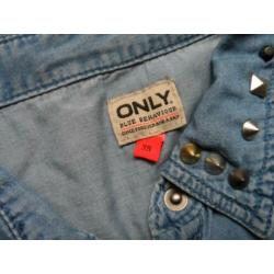 Only dames spijkerblouse, maat 38 Taille 10