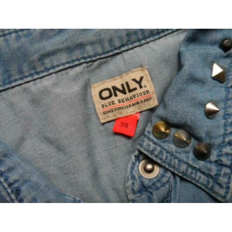 Only dames spijkerblouse, maat 38 Taille 10