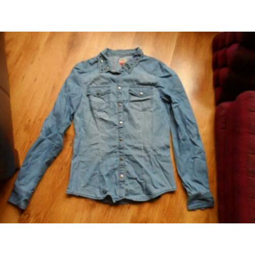 Only dames spijkerblouse, maat 38 Taille 10