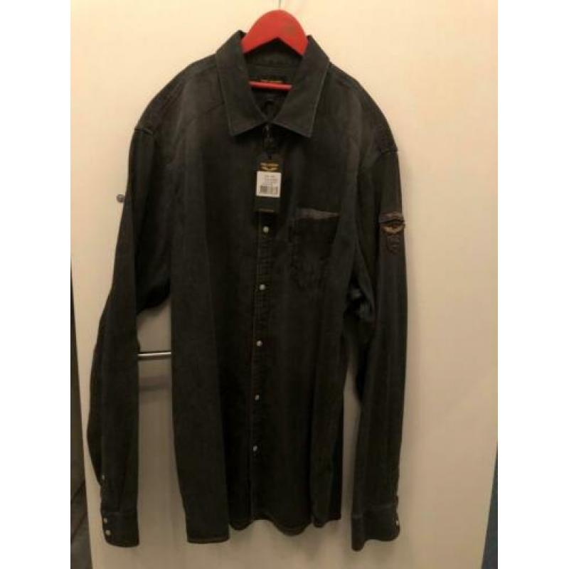 Overhemd PME Legend jeans zwart