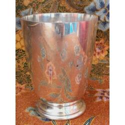 Zware antieke Pint beker uit Engeland van Walker & Hall.