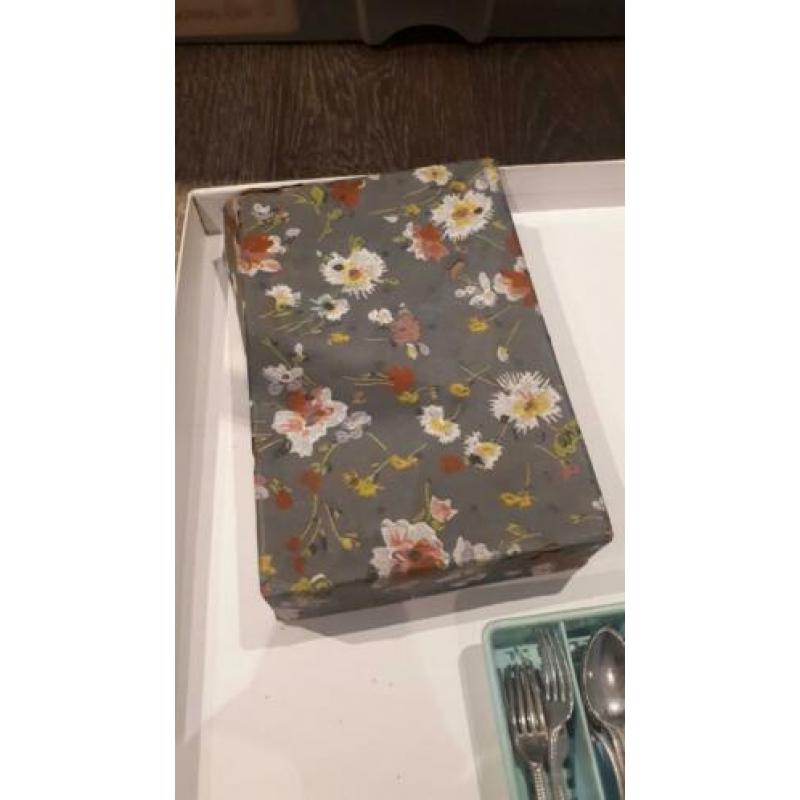 4 Delige vintage antieke mini bestekset, speelgoed
