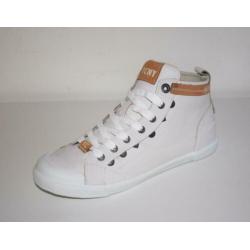 YELLOW CAB - leren boots Boogie white - maat 37
