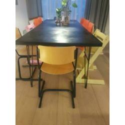 Vintage schoolstoelen
