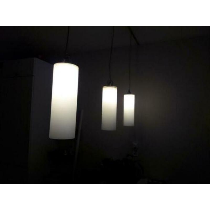 5 melkglas hanglampen
