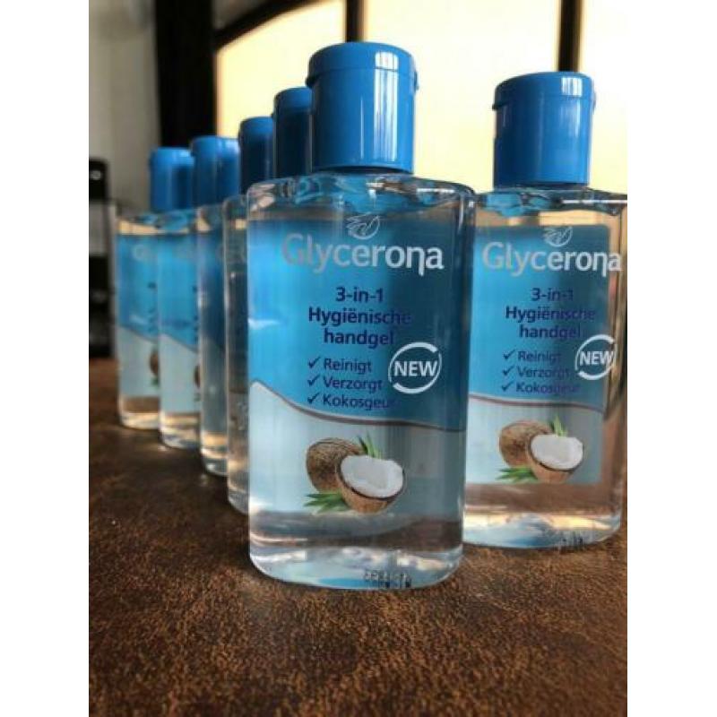 6x Handgel 3-in-1 Hygiënisch Glycerona 100ml