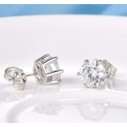 925 sterling zilveren oorbellen met zirkonen