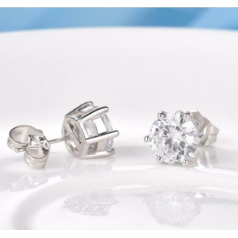 925 sterling zilveren oorbellen met zirkonen