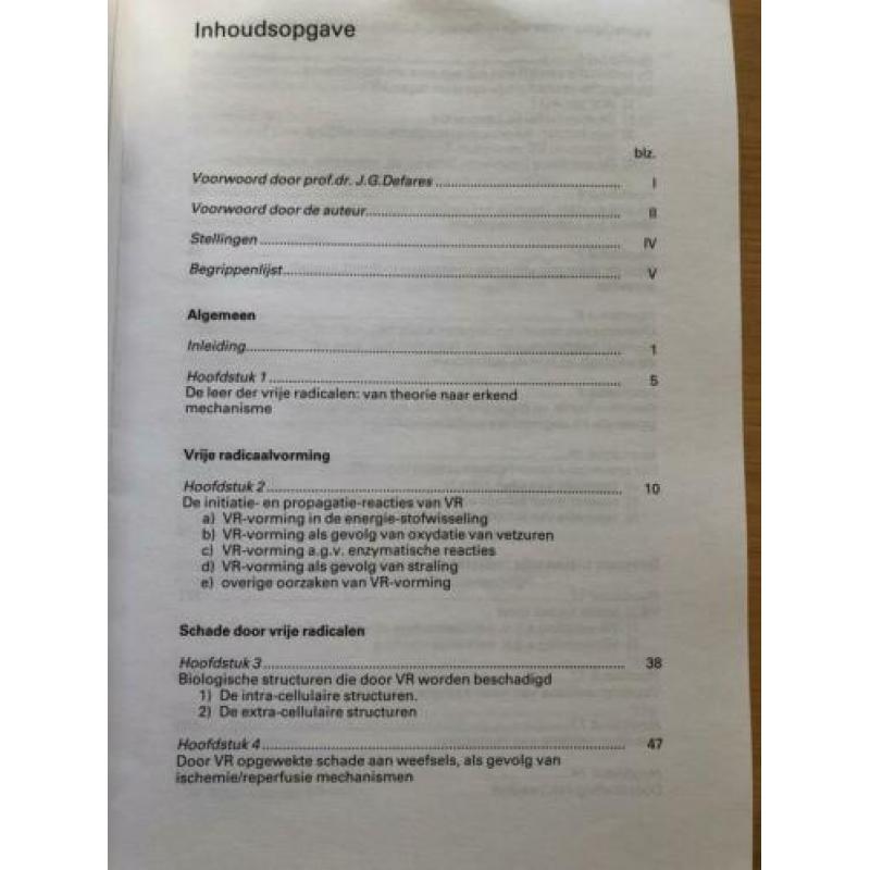 Vrije radicalen - schakels tussen voeding en ziekte