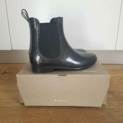 Zwarte laarsjes (rubber)