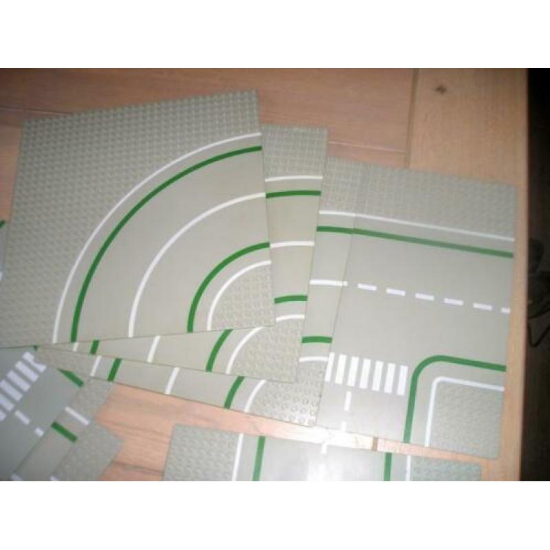 Lego grote partij straatplaten / wegplaten / straat / weg
