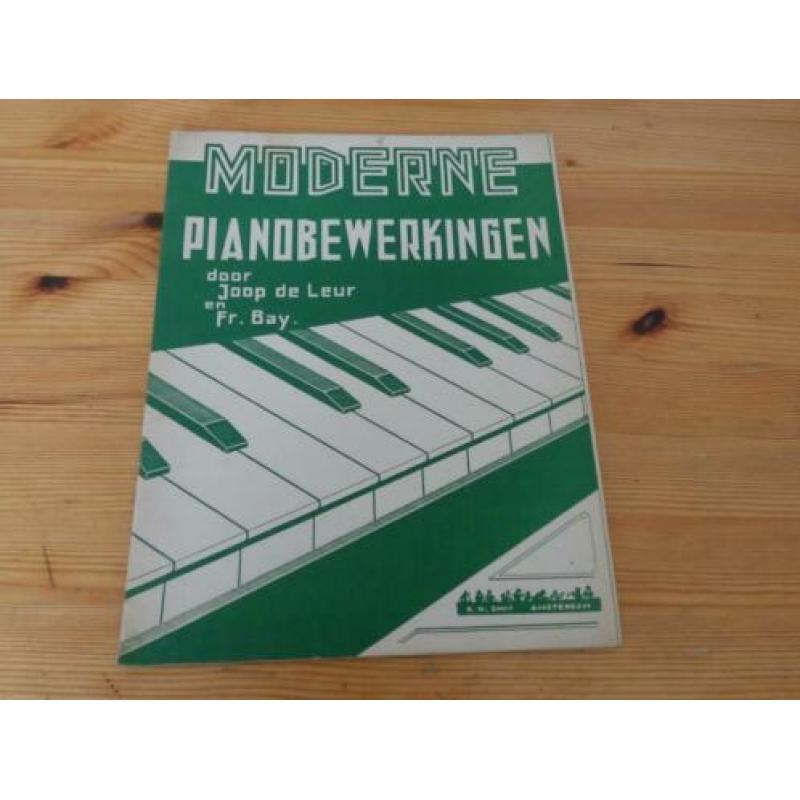 Moderne pianobewerkingen - joop de leur / francis bay