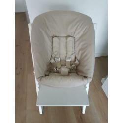 Stokke Tripp Trapp Newborn set grijs/wit als nieuw