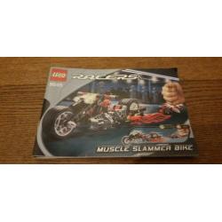 Lego Racers 8645 + 8646 muscle en speed slammer bike