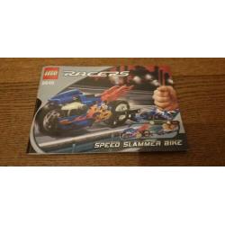 Lego Racers 8645 + 8646 muscle en speed slammer bike