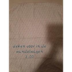 Verschillende dekentjes voor in wandelwagen maxi cosi