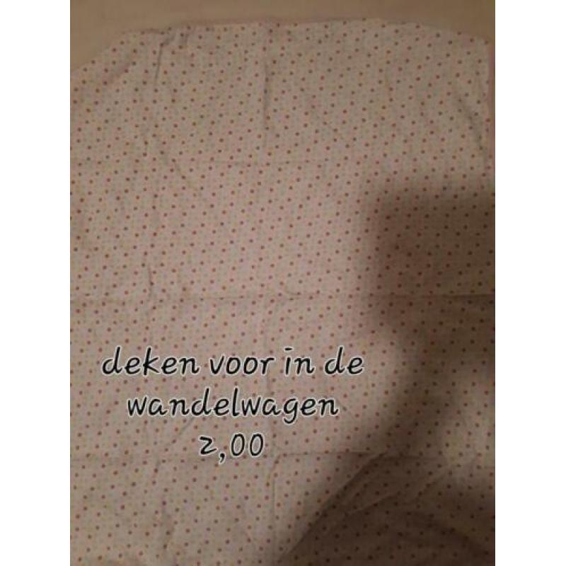 Verschillende dekentjes voor in wandelwagen maxi cosi