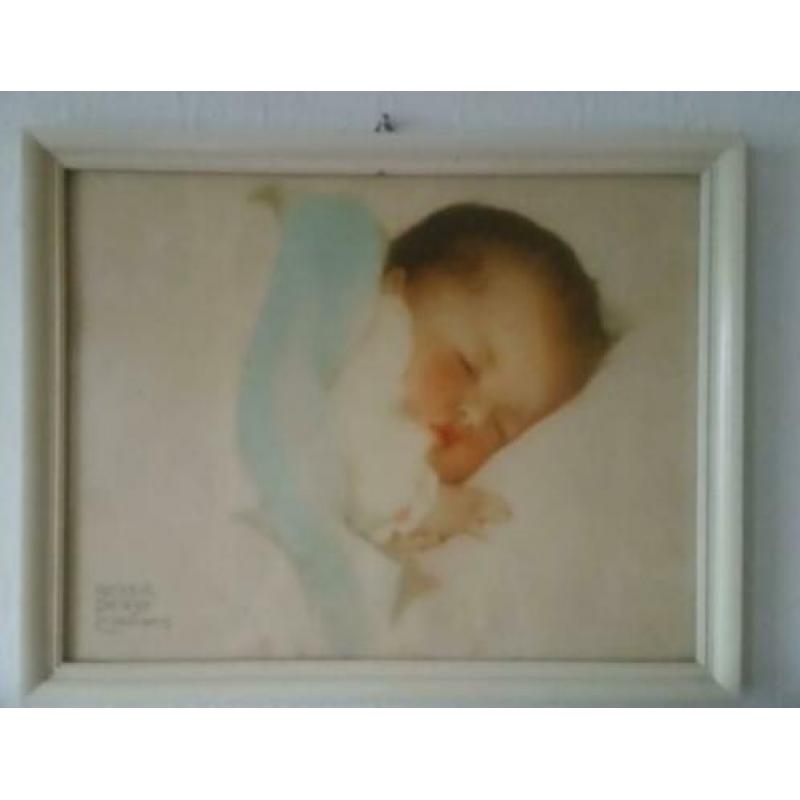 2 Bessie Pease Gutmann schilderijtjes met baby afbeelding