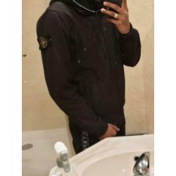 Stone island, soft shell, zwart, S