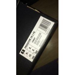 Adidas Predator 19.1 FG Silver Maat 42