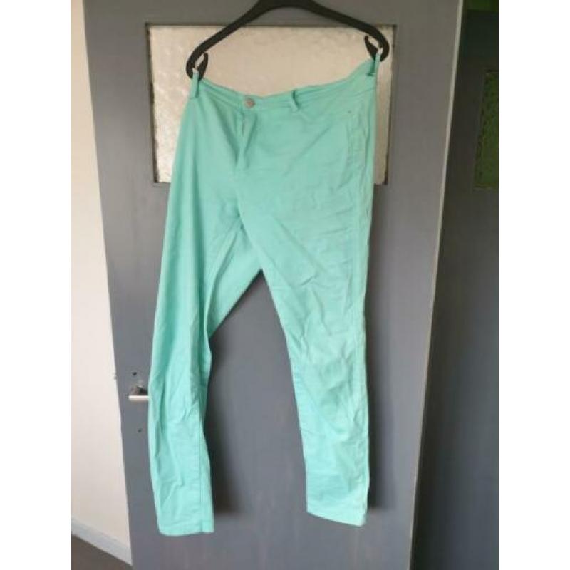 Geisha collection, zomerbroek , groen 2XL