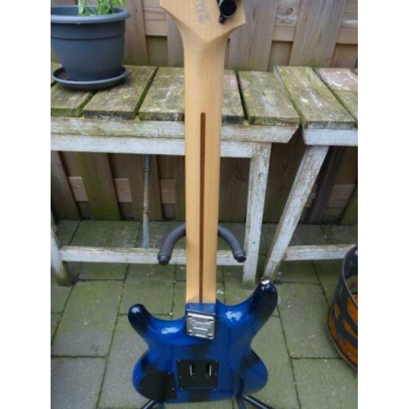 Ibanez JS1000 Burnt Transparent Blue