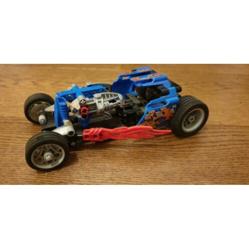 Lego Racers 8645 + 8646 muscle en speed slammer bike