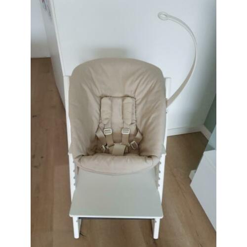 Stokke Tripp Trapp Newborn set grijs/wit als nieuw
