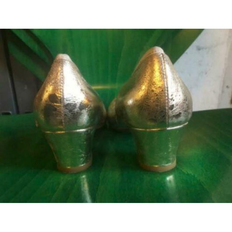 Vic Matié pumps goud maat 40