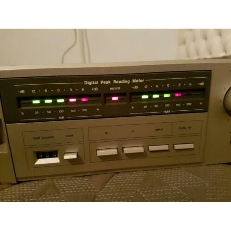 Te koop vintage dual cassette deck