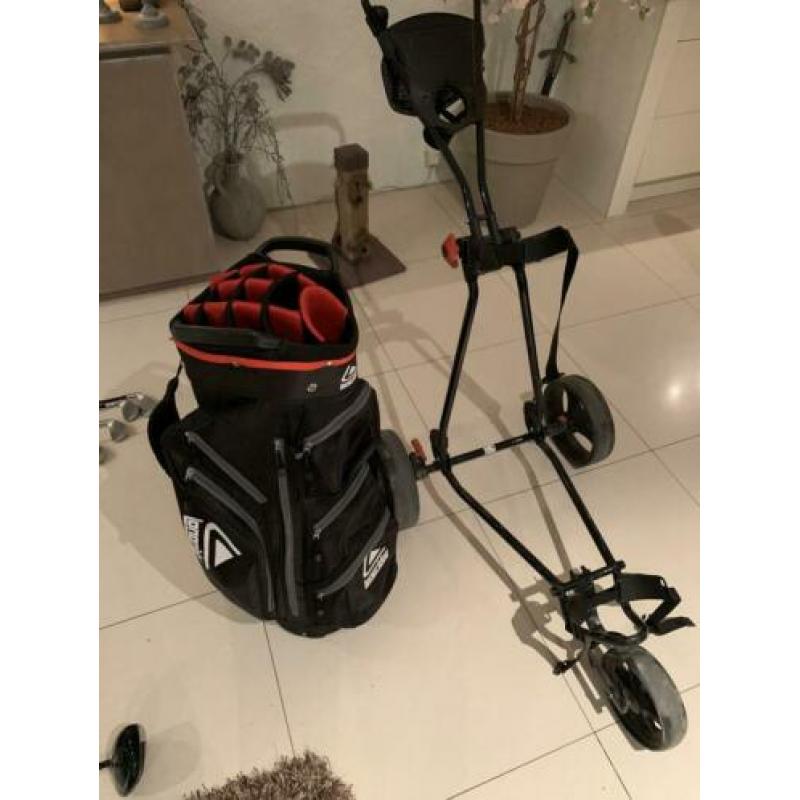 Golfset heren inclusief cartbag en buggy