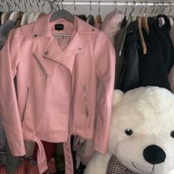 Coolcat Bikerjack Roze - Nepleer - XS