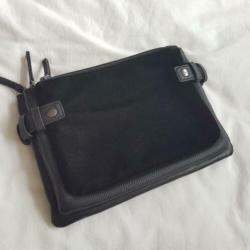 Driedelige clutch zwart
