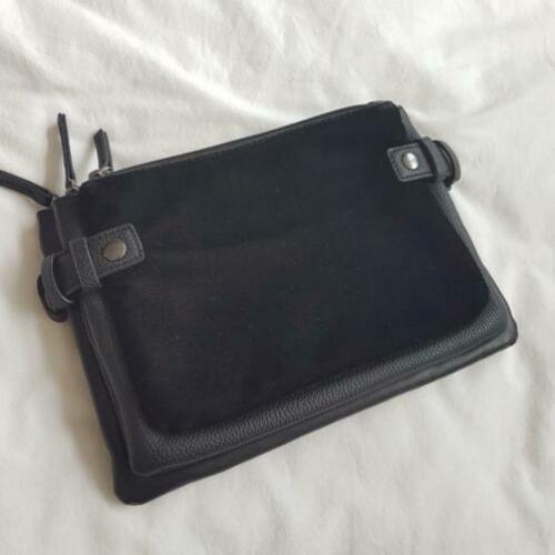Driedelige clutch zwart