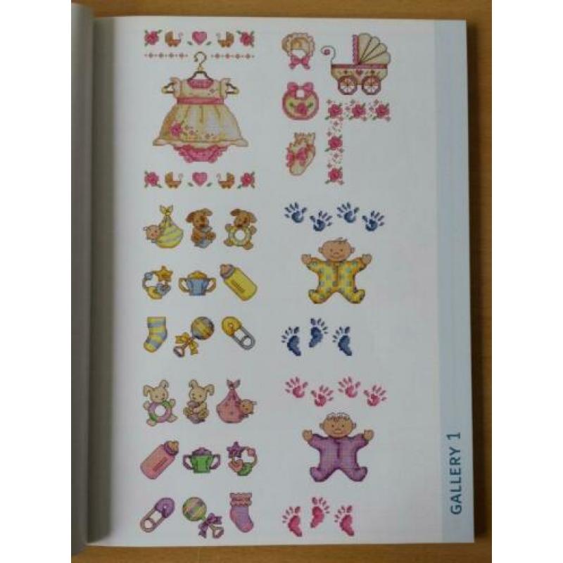 Cross Stitch Motif Series 2 - Baby & Kids - Maria Diaz -2014