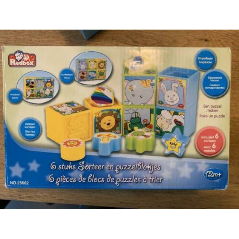 Puzzel- en sorteerblokjes