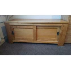 Teak houten tv meubel/ opbergkast