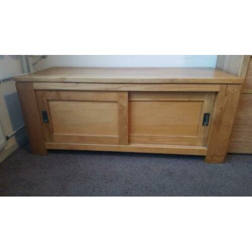 Teak houten tv meubel/ opbergkast