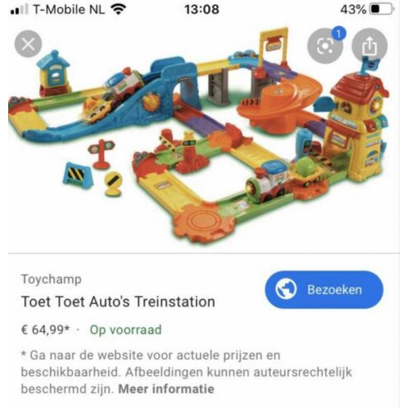 Vtech Toet Toet set (groot)