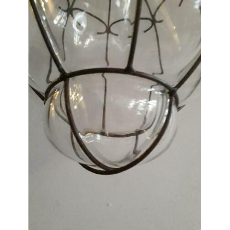 Hanglamp antiek glas