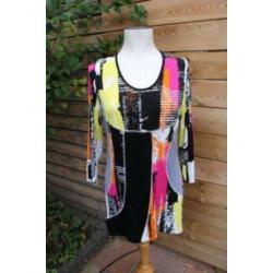 Jurk/Tuniek gekleurd Joachim Bosse mt M AANBIEDING