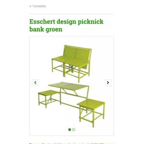 Antraciet Picknickbank