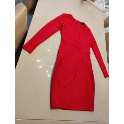 Ted Baker maat 2 Nieuwe jurk 74% viscose